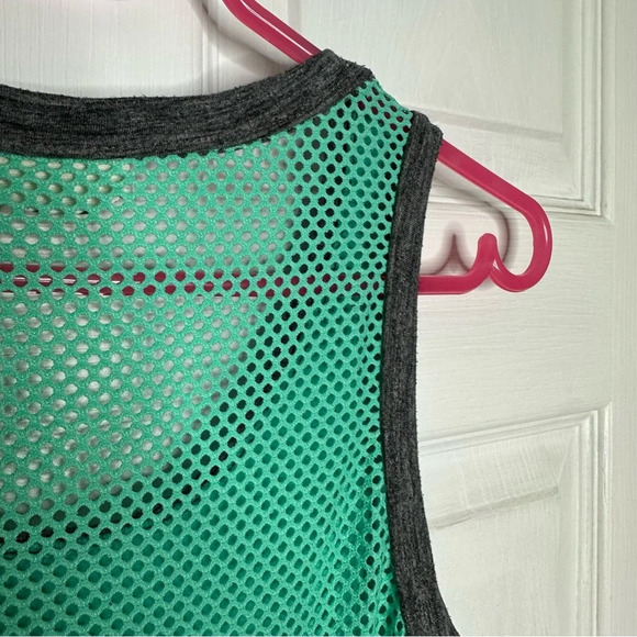 SO Tank Top Colourblock Teal & Grey Size Small - Picture 14 of 16